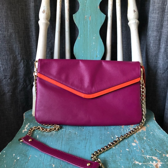 Cynthia Rowley Envelope Bag EUC - Picture 2 of 5